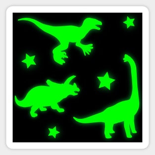 Glowing Dinosaur Sticker